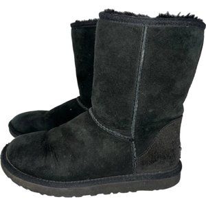 CLOSEOUT UGG Women Classic Short II Black Boots US Size 5